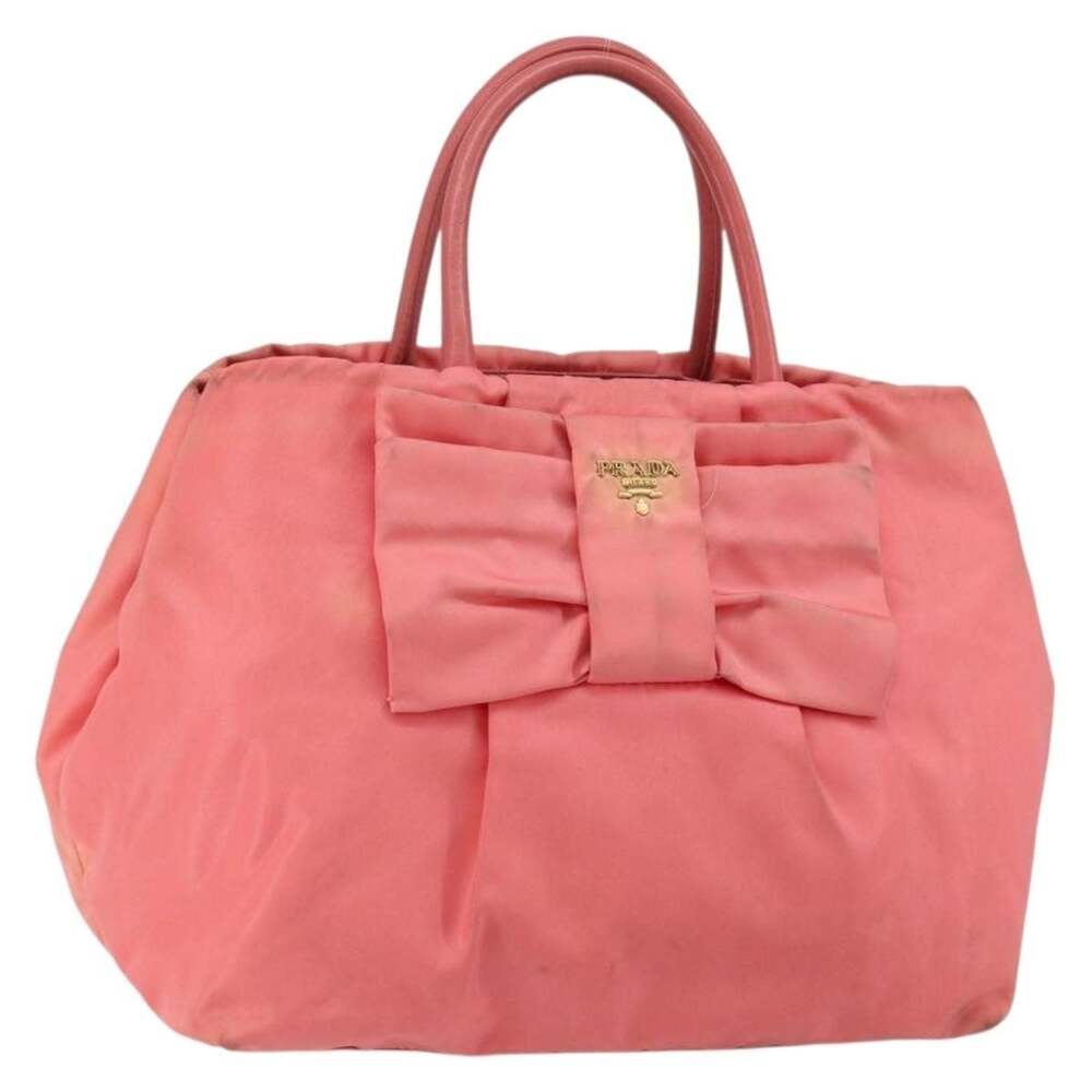 Prada Nylon Handbag Pink
